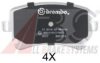 A.B.S. 37366S Brake Pad Set, disc brake